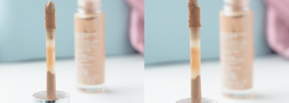 Clinique Beyond Perfecting Foundation and Concealer и сравнение Beautyblender'a c Expert Face Brush