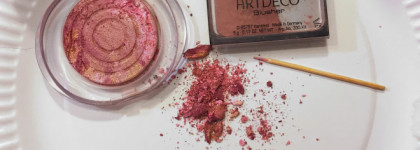 По следам Очумелых ручек или как из двух разбитых румян сделать новые