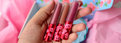 Lime Crime Blue Velve-tins — набор миниатюр легендарных матовых помад