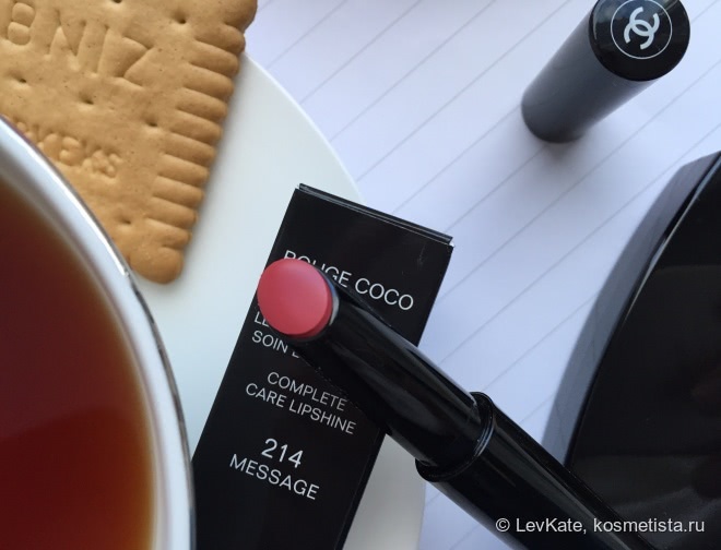 Вам письмо: Chanel Rouge Coco Stylo Complete Care Lipshine в оттенке 214 Message