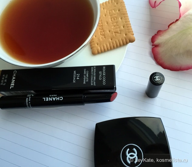 Вам письмо: Chanel Rouge Coco Stylo Complete Care Lipshine в оттенке 214 Message