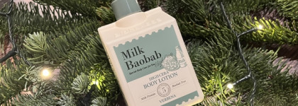 Очень ароматный Milk Baobab High Cera Body Lotion Pear&Freesia и Verbena