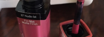 Непредсказуемый Bourjois Rouge Edition Velvet 07 Nude-ist