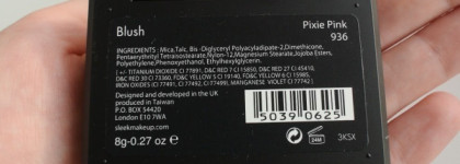 Морозный румянец со Sleek Make Up Blush №936 Pixie Pink