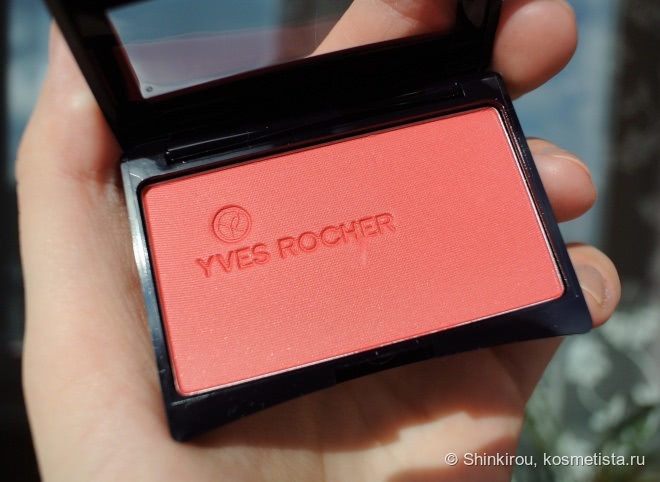 Не только румяна, но и тени - Yves Rocher Couleurs Nature Natural Blush # 51 Rouge