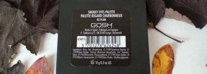 Палетка теней Gosh Smokey Eyes Palette в оттенке №03 Plum