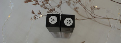 Relouis Pro Satin Liquid Eyeshadow в оттенке 23 Cocoa Milk и Relouis Pro Sparkle Liquid Eyeshadow в оттенке 34 Misty Lavender