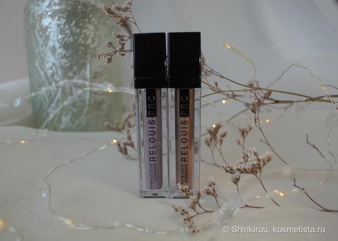 Relouis Pro Satin Liquid Eyeshadow в оттенке 23 Cocoa Milk и Relouis ...