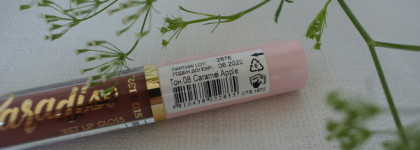Блеск для губ с влажным финишем Relouis Paradiso Wet Lip Gloss в оттенке 08 Caramel Apple