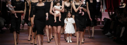 Viva la mama или история одной итальянской семьи в показе женской коллекции Dolce & Gabbana. Осень - зима 2015/16