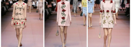 Viva la mama или история одной итальянской семьи в показе женской коллекции Dolce & Gabbana. Осень - зима 2015/16