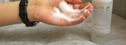 Качественное очищение с Biotherm Biosource self-foaming cleansing water instant brightness