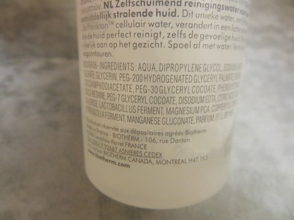 Качественное очищение с Biotherm Biosource self-foaming cleansing water instant brightness