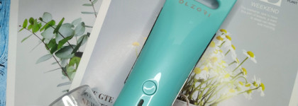 Домашняя косметология с массажёром Olzori E-Molli с токами EMS для области вокруг глаз и губ