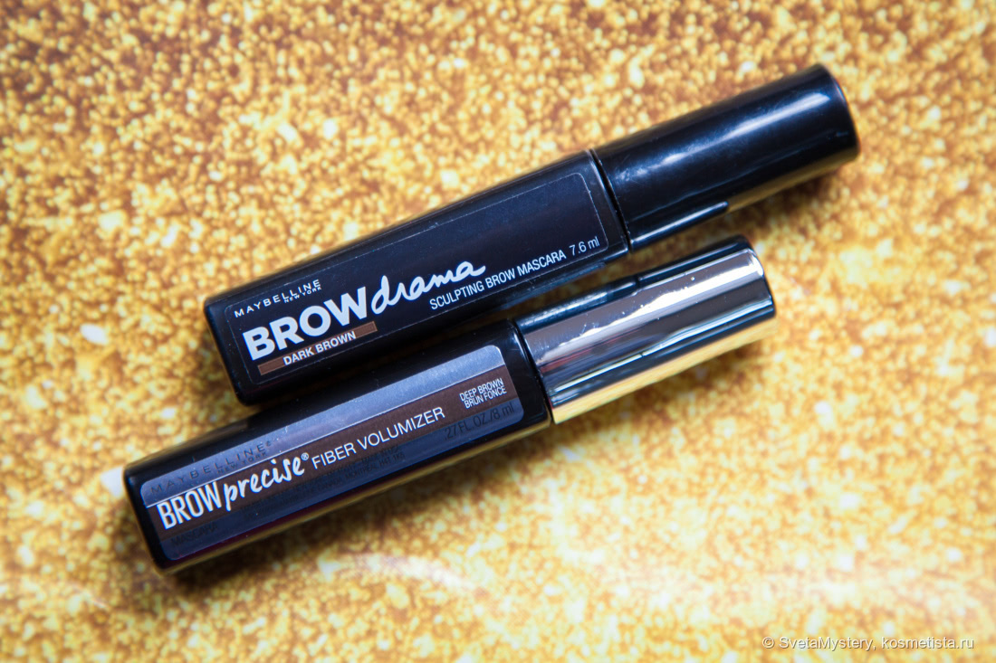 Тушь для бровей maybelline brow precise fiber volumizing mascara