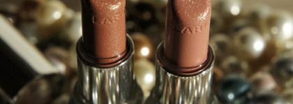 Лучшие друзья девушек не бриллианты, а сверкающие помады от Clarins Joli Rouge Brillant Perfect Shine Sheer Lipstick в оттенках 04 Praline и 11 Toffee