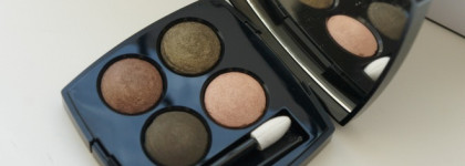 Бархатная Осень с квартетом теней Chanel Les 4 Ombres Multi Effect Quadra Eyeshadow # 254 Tisse D’automne, Chanel Les Automnales Fall 2015 Collection