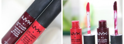 Сатиновое счастье от NYX Soft Matte Lip Cream в оттенках Smlc01 Amsterdam и  Smlc20 Copenhagen