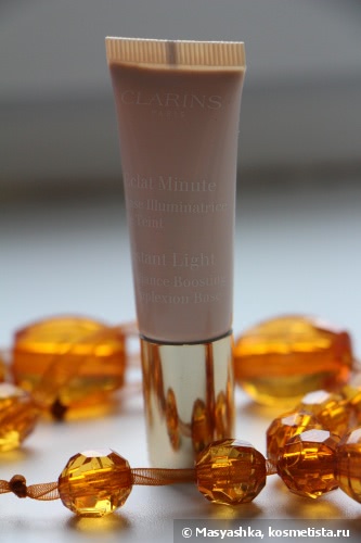 Сияющая роза. Clarins Eclat Minute Instant Light Radiance Boosting Complexion Base № 01 rose