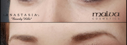 В поисках идеальных бровей! Сравнение Dip Brow Pomade Anastasia Beverly Hills / Подделка / Malva Gel Eyebrow