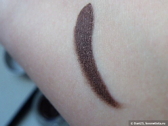 Коричневое золото Maybelline Eyestudio Lasting Drama gel eyeliner 24h в оттенке #02 Brown