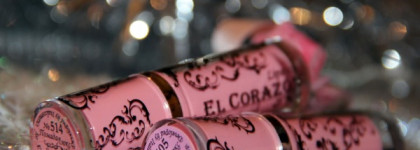 Губная помада EL Corazon "Magic Shine" - ярко - розовый Цикламен №505 и фиолетово - винный Аметист №514