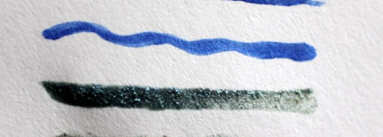 Жидкая подводка для глаз EL Corazon Eyeliner в неоновом оттенке "Baby Blue" и небесно - воздушном "Aquamarine"