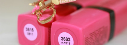 Помада Divage cacao-beans oil "PRALINE" - нежный, светло - розовый № 3603 и холодный, темно - фиолетовый со сливовым пигментом № 3615