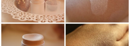 Сравнение кремовых хайлайтеров Benefit High Beam, E.l.f. Cosmetics All Over Color Stick Spotlight и Revlon Photoready skinlights 100 Bare Light