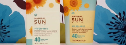 Я так хочу, чтобы лето не кончалось... Защитим наши личики от солнца с помощью солнезащитного средства The FaceShop Natural Sun ECO Sebum Control Moisture Sun Spf40 PA+++