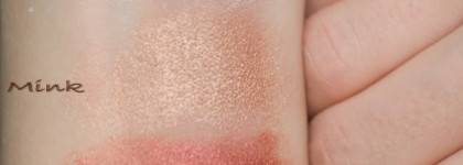 Мои пигменты от Nyx Loose pearl eye shadow в оттенках Pearl, Mink, Rust