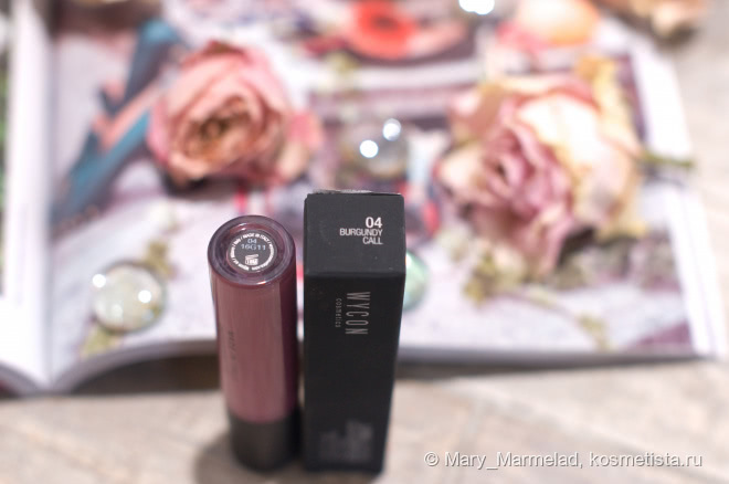 Проводы зимы в образе c помадой Wycon Long Lasting Liquid Lipstick 04 Burgundy call
