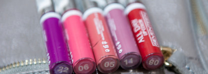 Где мои 17..? А вот они! Любимые застывашки от Seventeen All Day Lip Color &Top Gloss в оттенках 05, 06, 11, 08, 22