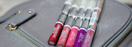 Где мои 17..? А вот они! Любимые застывашки от Seventeen All Day Lip Color &Top Gloss в оттенках 05, 06, 11, 08, 22