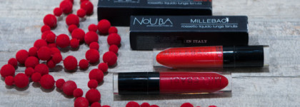 Нубская семейка или пополнение в семье Nouba Millebaci Long lasting lip color в оттенках 28 и 47