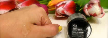 The Body Shop Elderflower Unperfumed Eye gel // Л'Этуаль Selection Bon Voyage Agiotage Восстанавливающая маска для кожи вокруг глаз