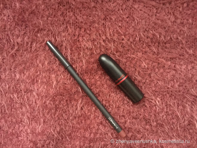 Уютная осень с MAC Viva Glam III Matte Lipstick и MAC Lip Pencil Half-red