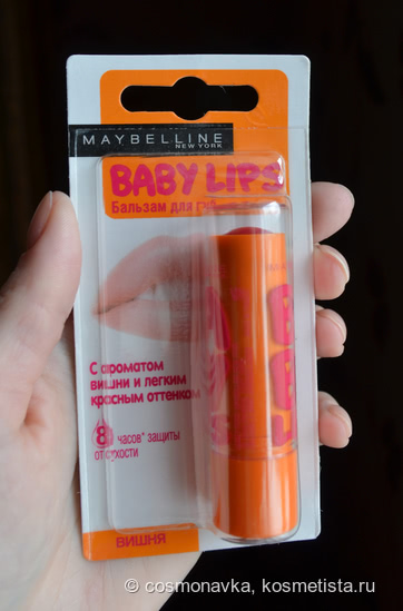 Летнее баловство - Maybelline Baby Lips Lip Balm Cherry Me