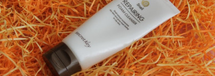 Мягкое очищение с Восстанавливающей пенкой для умывания с улиточной слизью от Secret Key