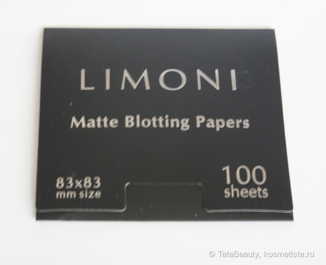 Лето. Жара. Матирующие салфетки... Limoni Matte Blotting Papers