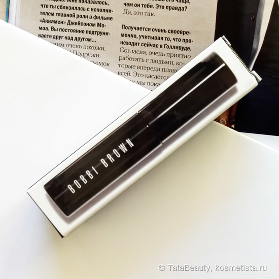 Тушь для ресниц Smokey Eye Mascara в чёрном (01) оттенке от Bobbi Brown