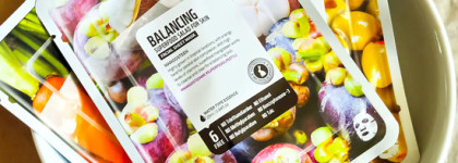 Набор тканевых масок "Для жирной кожи с расширенными порами" от Superfood Salad for Skin