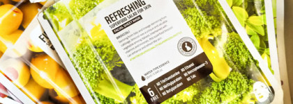 Набор тканевых масок "Для жирной кожи с расширенными порами" от Superfood Salad for Skin