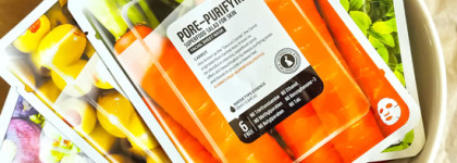 Набор тканевых масок "Для жирной кожи с расширенными порами" от Superfood Salad for Skin