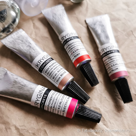 Моя коллекция Krygina Cosmetics