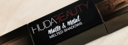 Тени для век Matte & Metal Melted Shadows в оттенке Faux Fur & Bamboo Hoops от Huda Beauty