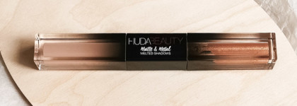 Тени для век Matte & Metal Melted Shadows в оттенке Faux Fur & Bamboo Hoops от Huda Beauty