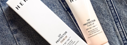 Модный эффект "влажной кожи" с UV Protector Toner- Up SPF 50+ / PA++++ от Hera