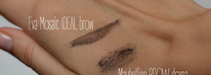 Обзор двух тушей для бровей: Brow drama Maybelline и Ideal Brow Eva Mosaic