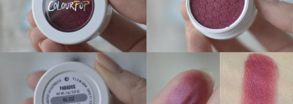 Тени для век ColourPop: #partridge, #paradox, #so quiche, #bae